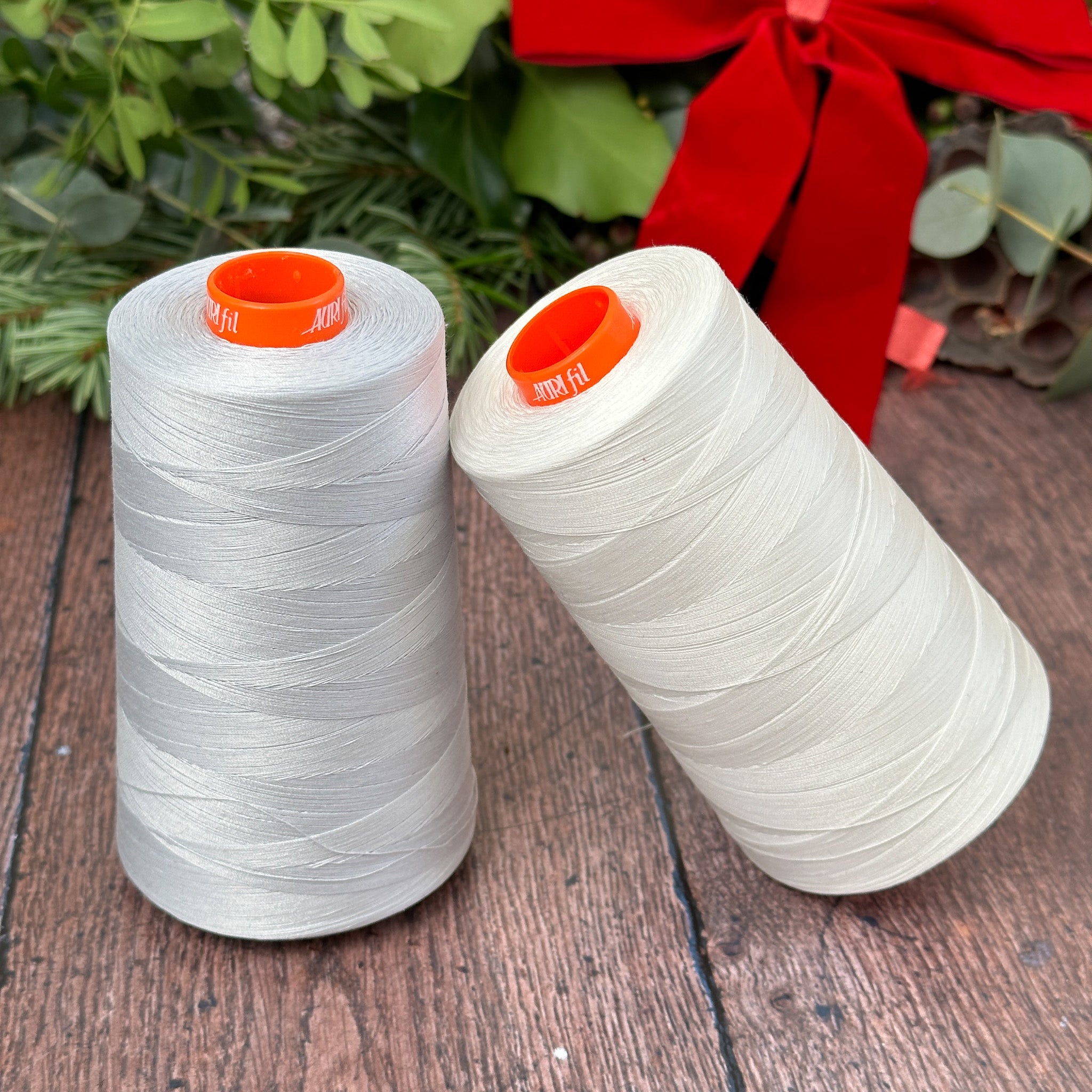 50wt Aurifil Thread - White #2024 - 6452 Yard Cone — The Mountain Thread  Company (TM)