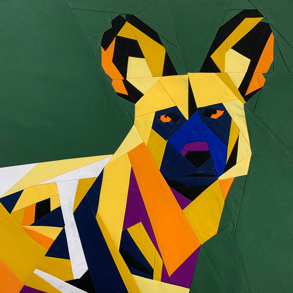 African Wild Dog by Aurifil + Pattern