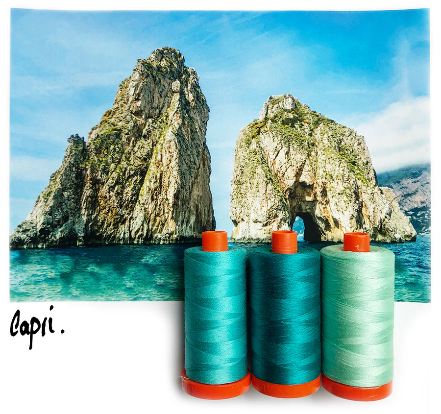 Capri Teal by Aurifil