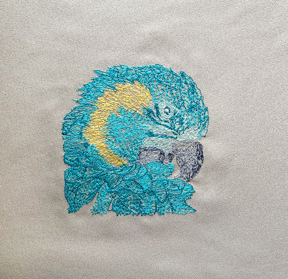 Blue-Throated Macaw by Aurifil + Patterns