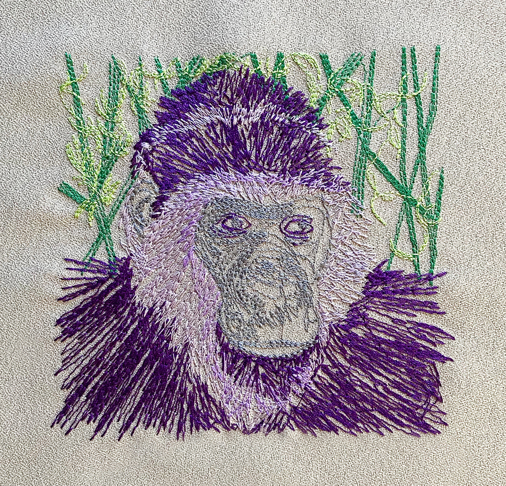 Cross River Gorilla by Aurifil + Patterns