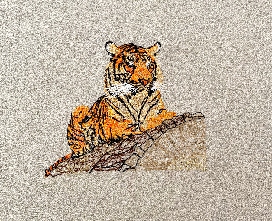 Sumatran Tiger by Aurifil + Patterns