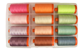 Neons & Neutrals by Tula Pink (12 Large Spools)