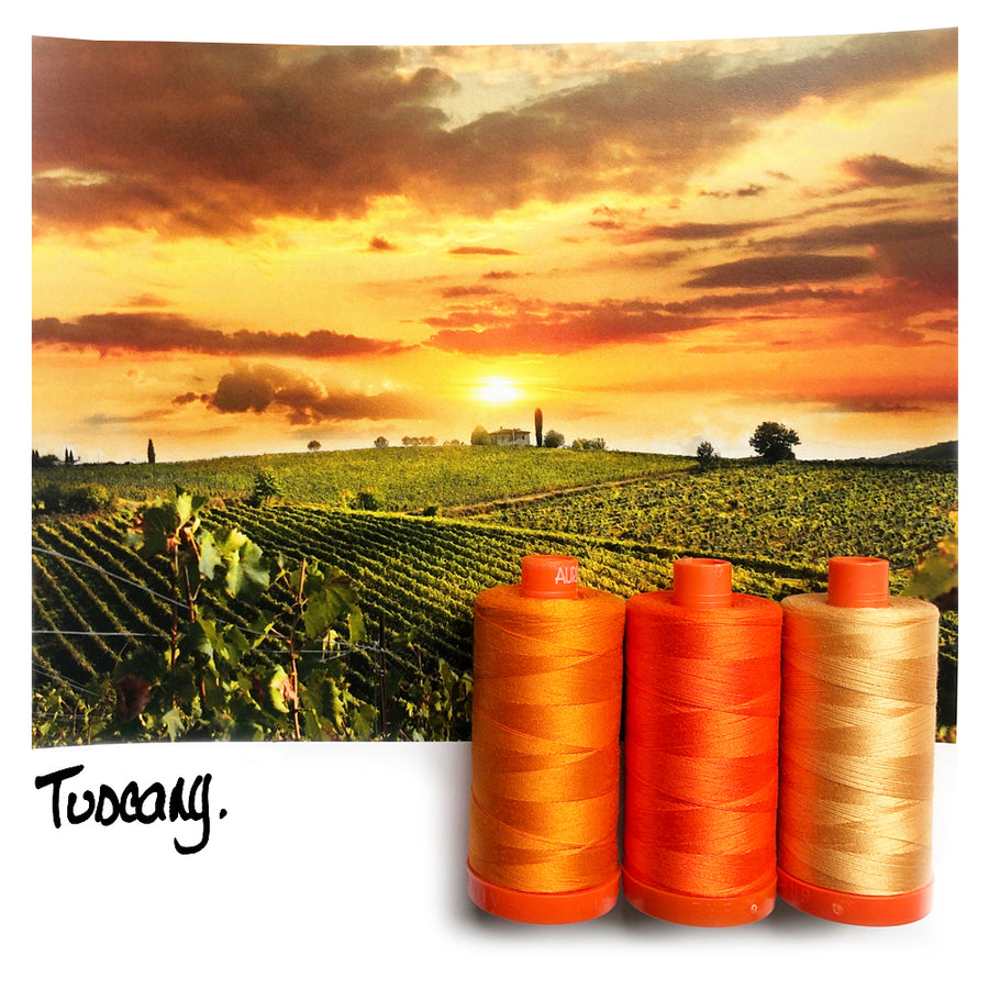 Tuscany Orange by Aurifil