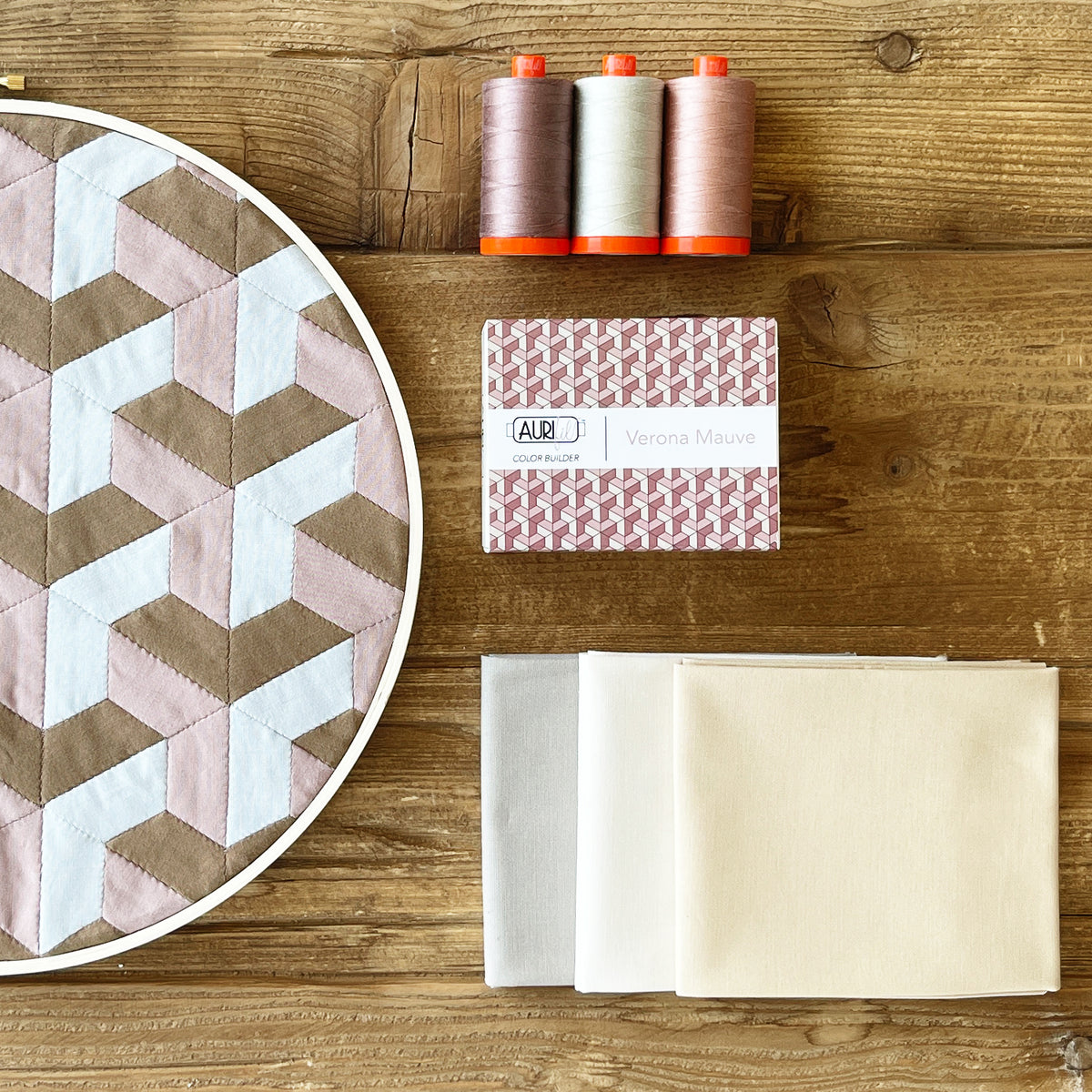 Verona Mauve by Aurifil