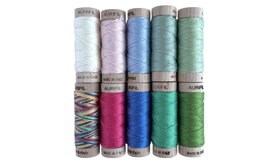Hand Stitching with the Last Homely House by Kate Jackson