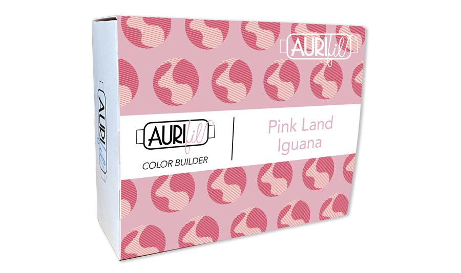 Pink Land Iguana by Aurifil + Patterns
