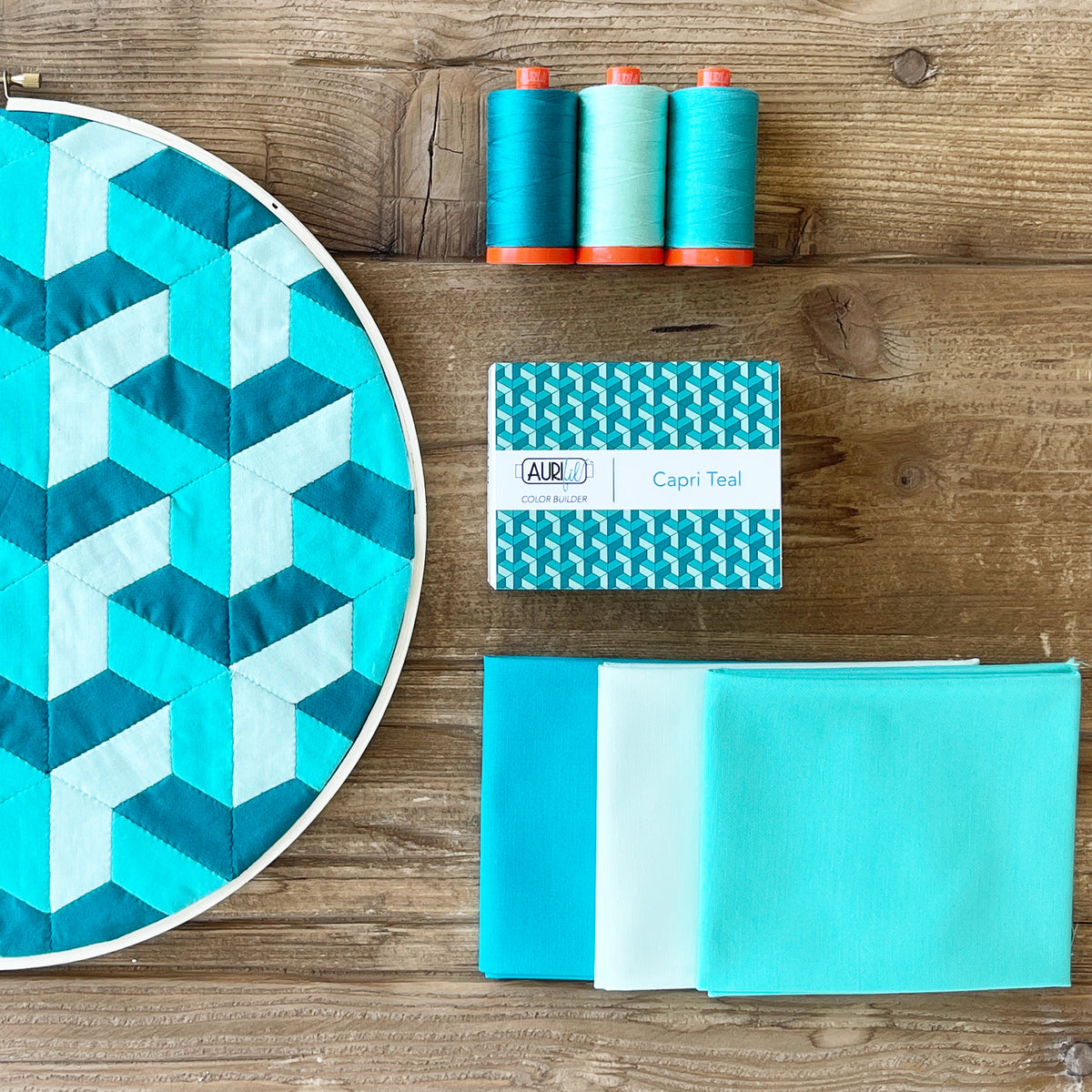Capri Teal by Aurifil