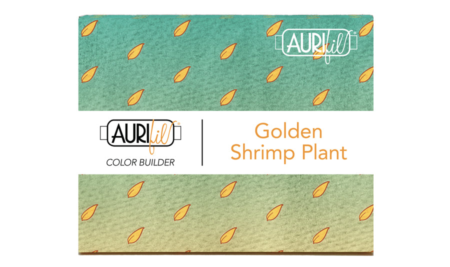 Golden Shrimp Plant by Aurifil + PDF Pattern