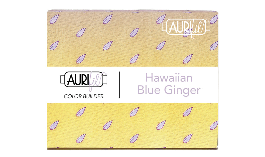 Hawaiian Blue Ginger by Aurifil + PDF Pattern