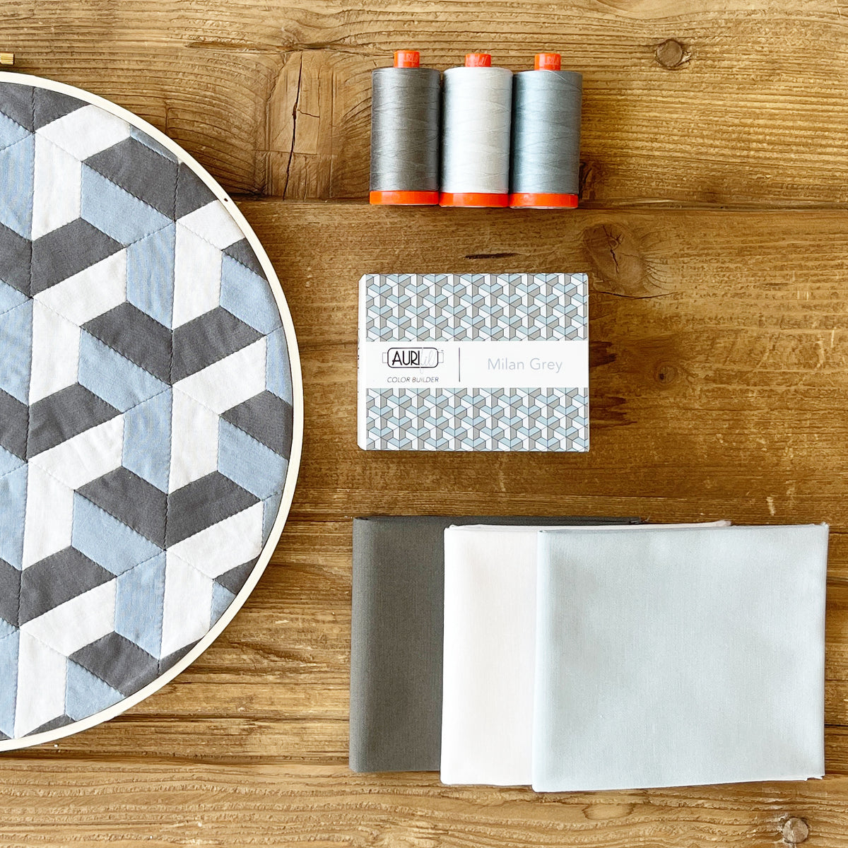 Milan Grey by Aurifil