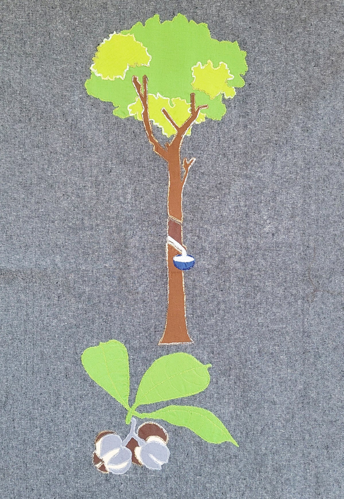 Rubber Tree by Aurifil + PDF Pattern