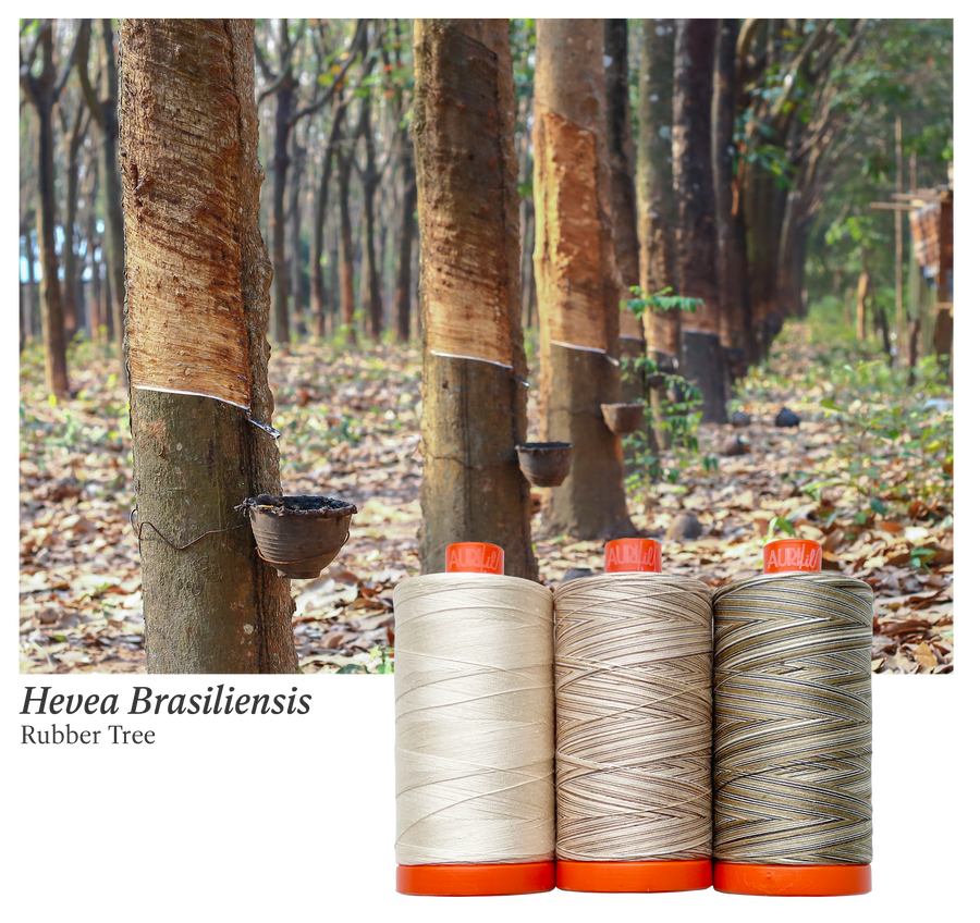 products from rubber tree Rubber Tree by Aurifil + PDF Pattern