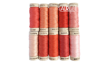 Aurifloss 6 Strand Cotton Variegated Floss 18yd Spool Pink Taffy