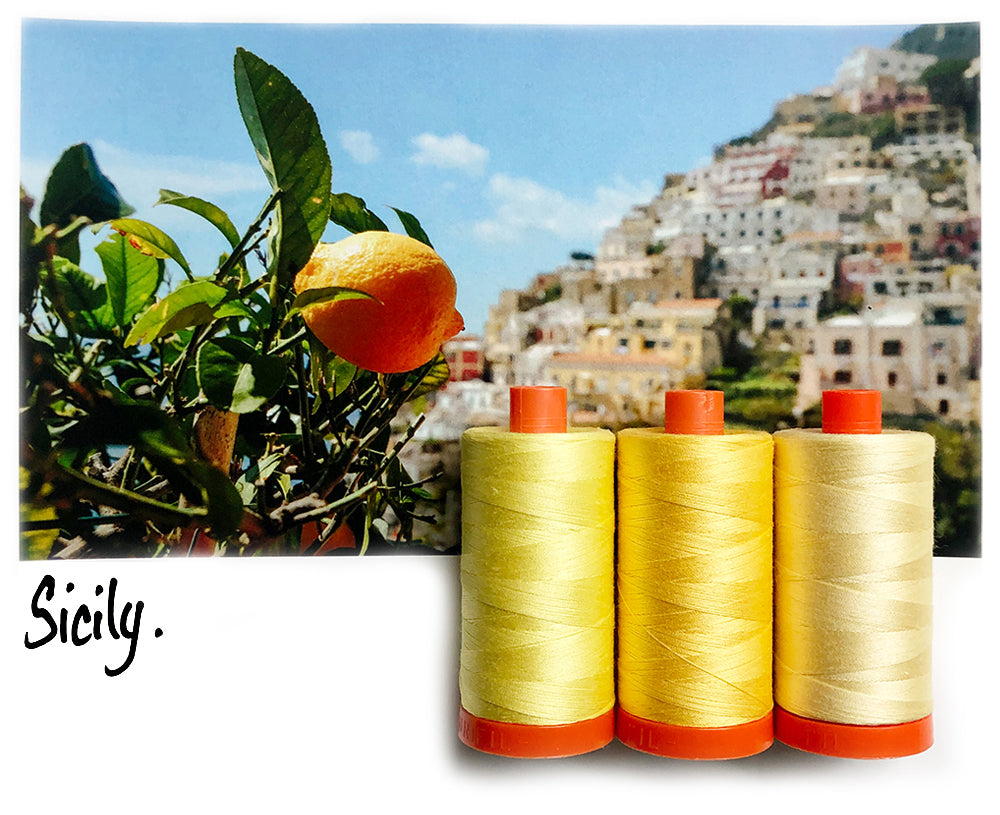 Sicily Yellow by Aurifil